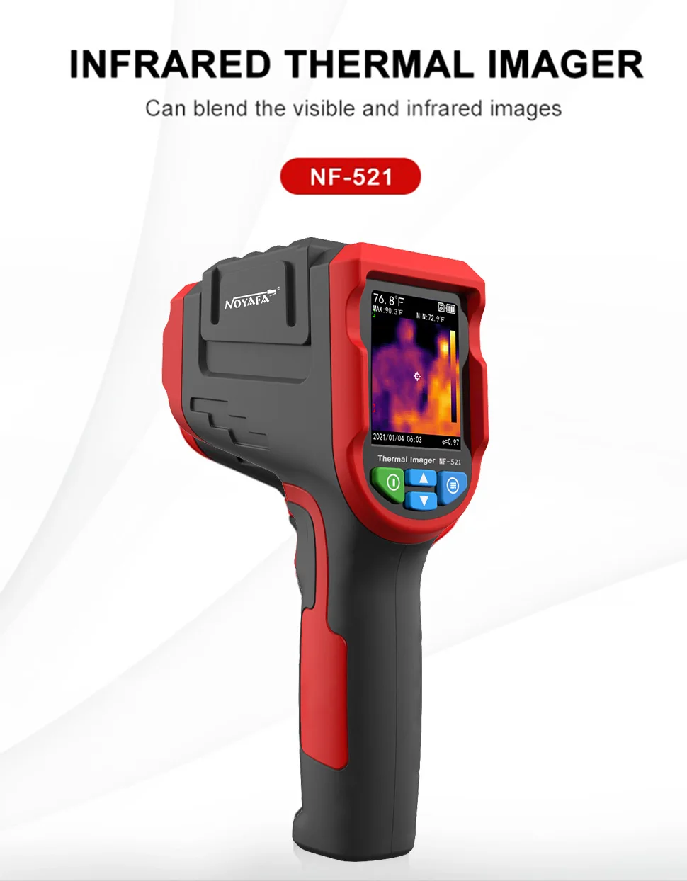 Nf 521 Thermal Imaging Camera - Câmera Térmica Industrial Automática de Imagem