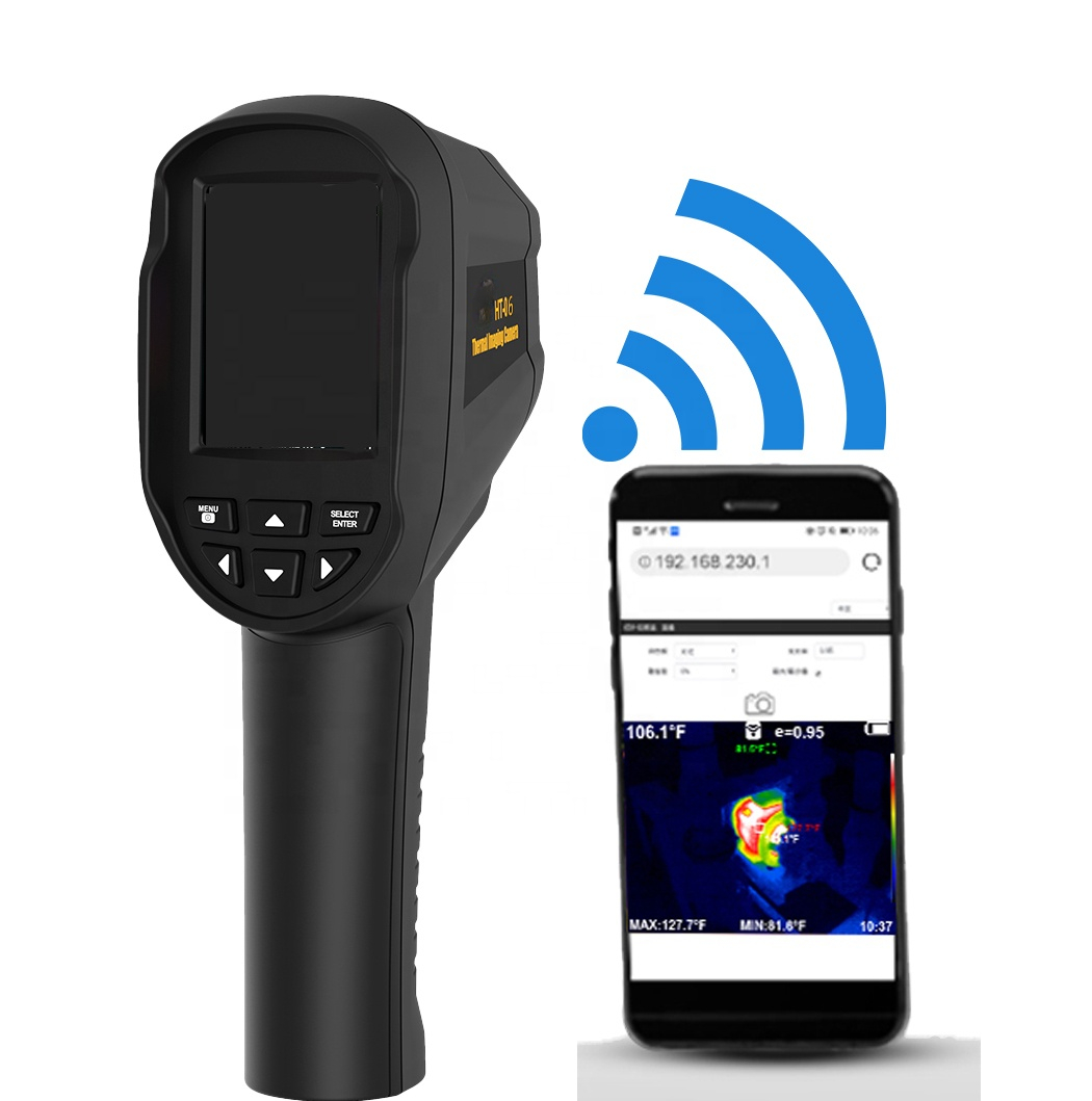 Thermal Imaging Camera 256X192 - HT-06, câmera térmica portátil com resolução