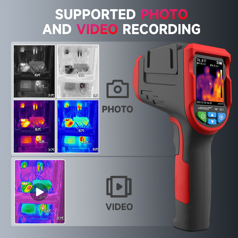 Câmera Térmica Portátil Indust - Nf 521 Thermal Imaging Camera avaliação e preço