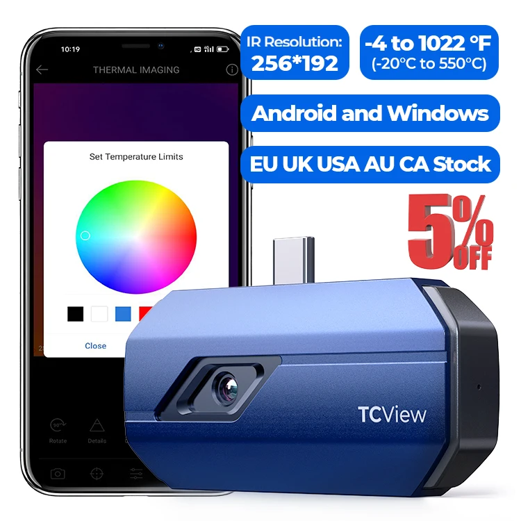 Câmera Térmica Infravermelha T - Topdon Tc001 Thermal Camera avaliação e preço