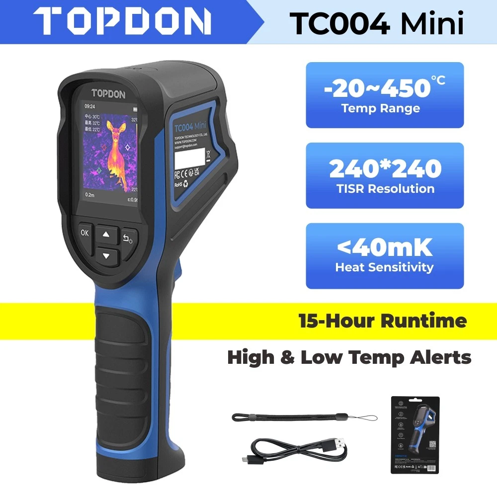 Câmera Térmica Portátil TOPDON - Topdon Tc001 Thermal Camera avaliação e preço