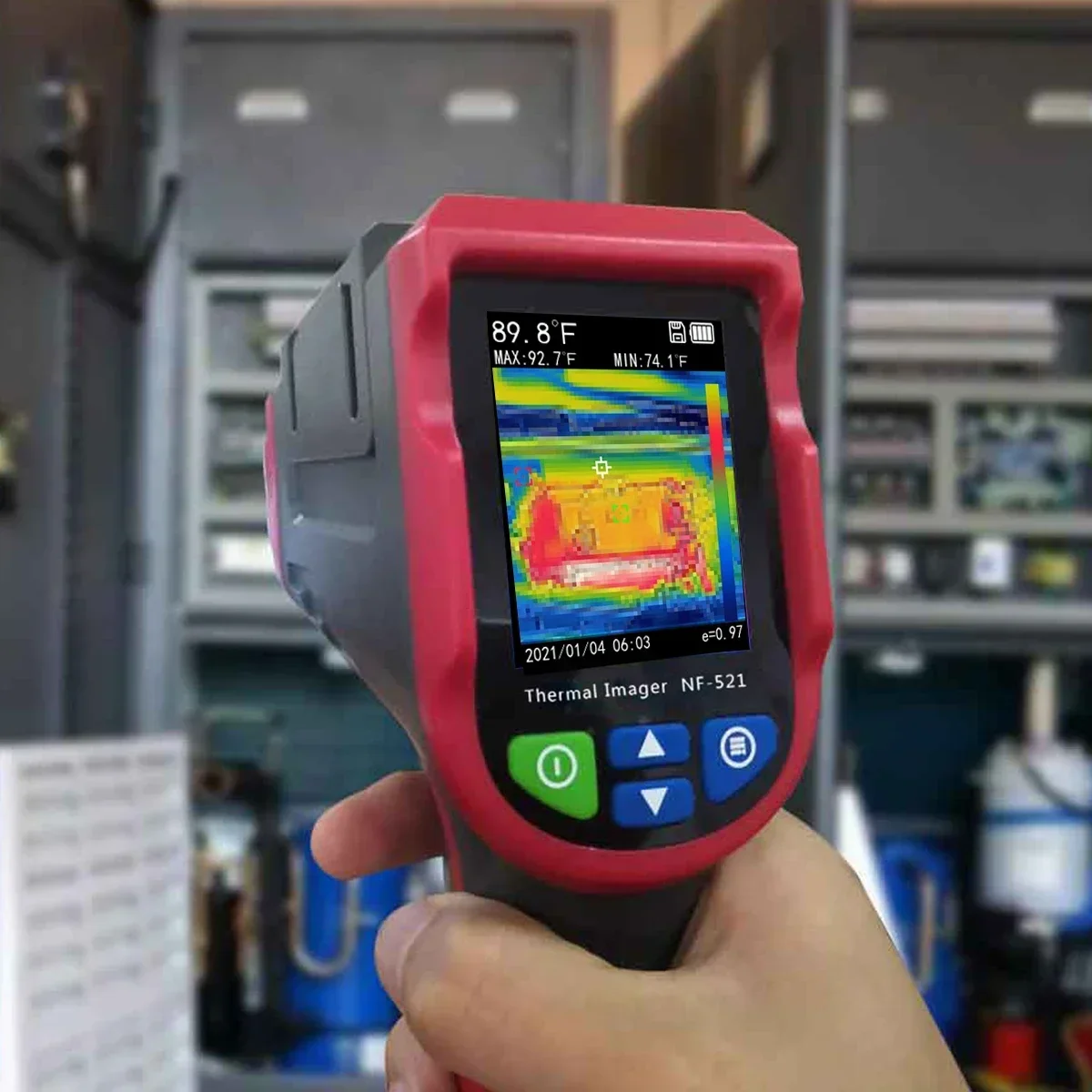 Câmera termográfica com imagem - Nf 521 Thermal Imaging Camera avaliação e preço